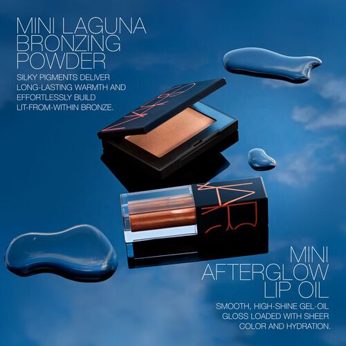 nars mini laguna bronzer mini lip oil duo