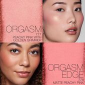 nars orgasm matte   glow blush duo