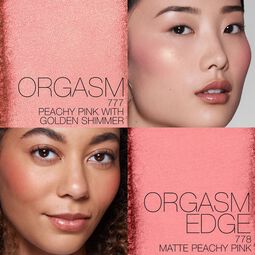 nars orgasm matte   glow blush duo