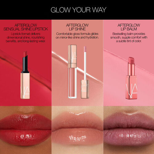 nars afterglow sensual shine lipstick