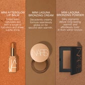 nars المصغّر laguna مجموعة أساسيات برونزر وشفاه