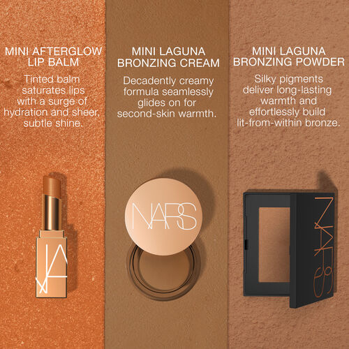 nars mini laguna essentials bronzer lip set