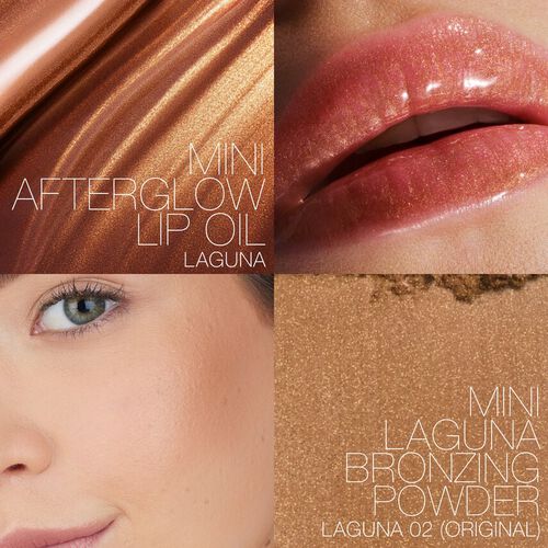 nars mini laguna bronzer mini lip oil duo