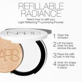 nars light reflecting إعادة تعبئة بودرة مضيئة