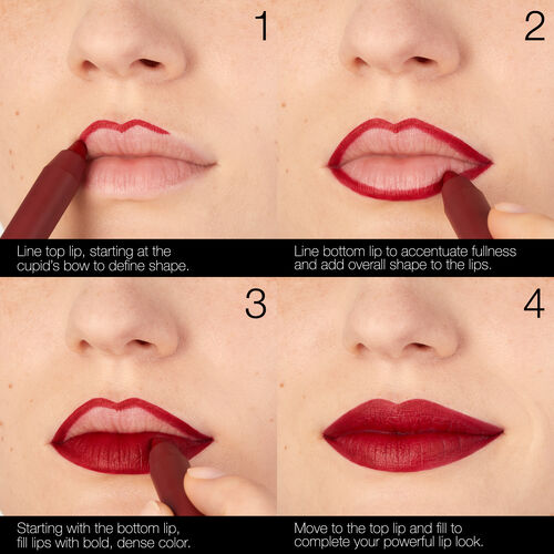 nars قلم تحديد الشفاه powermatte كثيف اللون