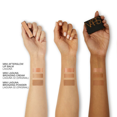 nars mini laguna essentials bronzer lip set